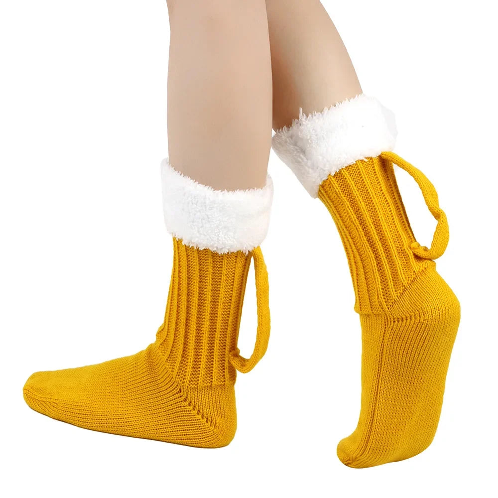 Beer Mug Knitted Socks