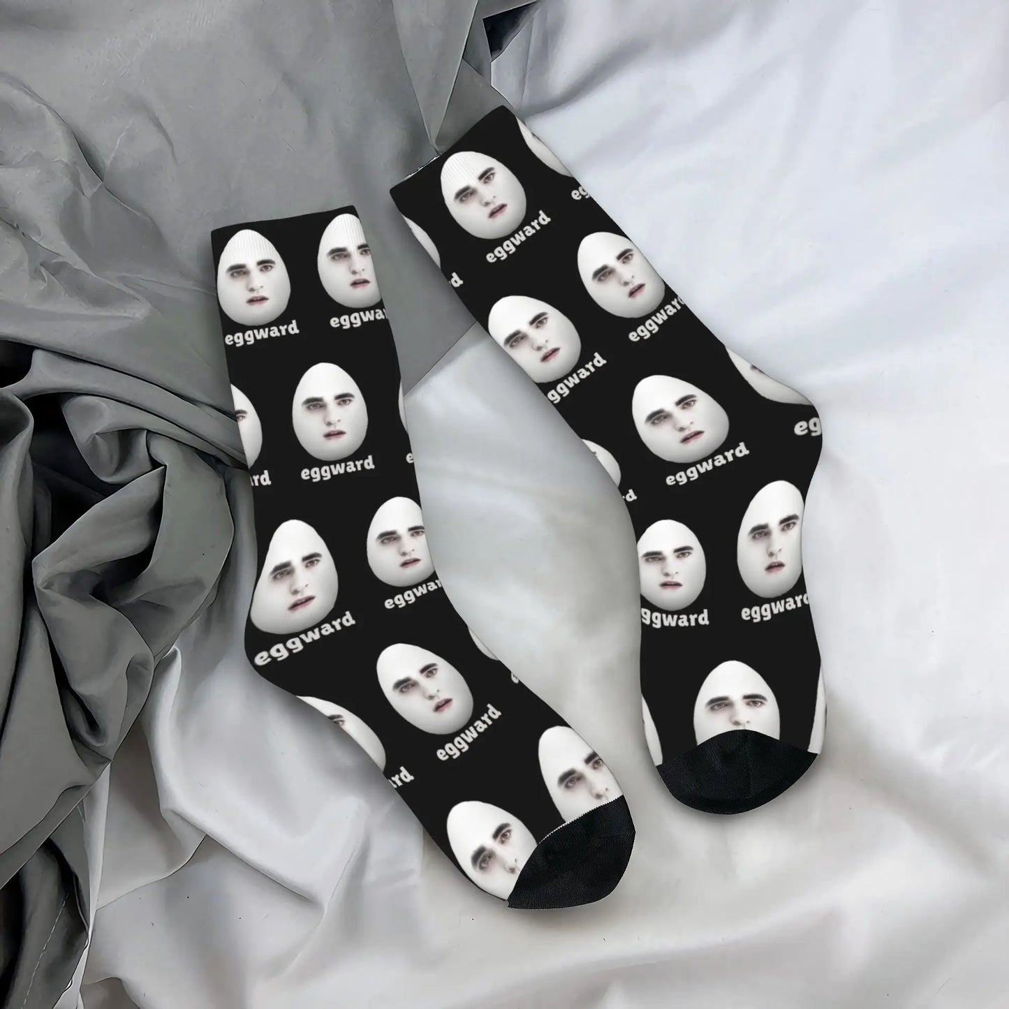 Eggward Funny Meme Socks