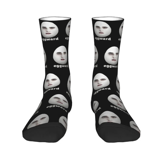 Eggward Funny Meme Socks
